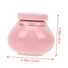 PACKOVE Ceramic Household Cream Jar Refillable Lotion Sample Container Portable