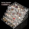 YUFONG Earring Holder Organizer Acrylic Earring Storage Box for Girls