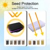 LVKAYCE 60 Slots Seed Storage Organizer with 10 Envelopes, Garden