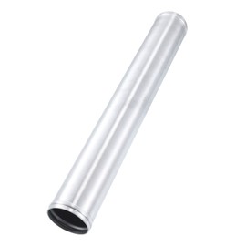 X AUTOHAUX OD 2.76" 70mm Length 19.69" 500mm Aluminum Alloy Tube Intercooler Pipe Air Intake Tube Silver Tone for Car