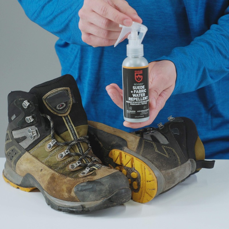 GEAR AID Revivex Nubuck Suede Protector and Fabric Water Repellent