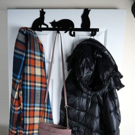 Evelots Over The Door/Wall Hanger/Organizer-Kitty Cat/Dog-Coat/Towel/Key-17 Inch