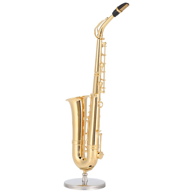 Saxophone Ornaments Miniature Decoration Mini Musical Instrument Model Gift Craft