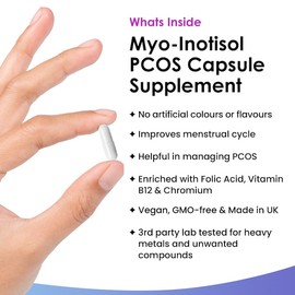 New Leaf Products Myo Inositol Capsules 120 Capsules
