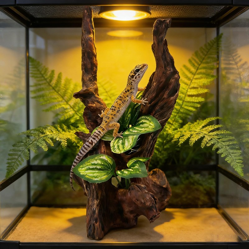 Resin Simulation Driftwood Aquarium Decor, Fish Tank Landscape Ornament Hideout