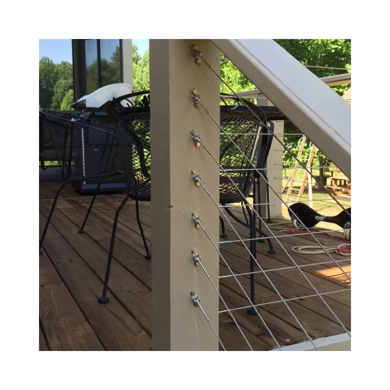 BoltSizeIt 316 Stainless Steel - 3/16" Cable Rail - Deck