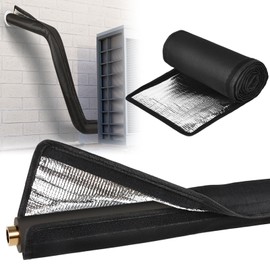 3 Layers HVAC AC Hose Insulation Sleeve, 78x10.2 Inch 600D Oxford AC Pipe Insulation Outdoor for Air Conditioning Pipes, Wires, Cables, Water Pipes, etc (Anti-Freeze Damage & UV-Resistant)