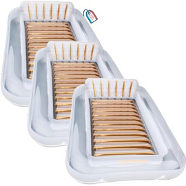 SWIMLINE Suntan Tub Classic Inflatable Tanning Lounge Float with Adjustable Pillow – Pool, Lake, River, or Beach Raft with Rope & Patch, 70", White & Gold, 3-Pack