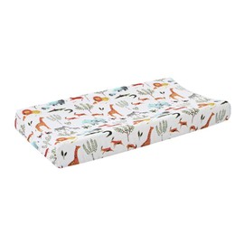 minkissy Premium Changing Pad Cover for Changing Table Soft Durable Replacement with Forest Animal Print Fitted Design for Comfortable Skin Feel and Easy Washing