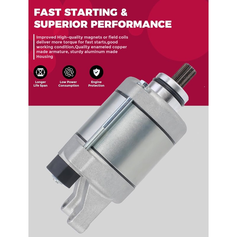 Starter for Honda CRF250R 2018-2025/CRF250RX 2019-2025/CRF250RWE 2025 31200-K95-A21 31200-K95-A41 Olifant