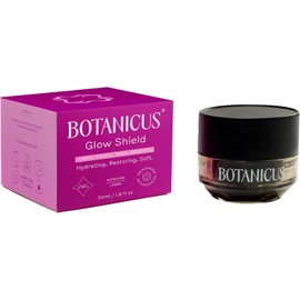 Botanicus Crema Facial de Rosa Mosqueta Glow Shield 50ml, Antiedad y Antiarrugas para Piel Madura, Crema Regeneradora que Desvanece Manchas y Cicatrices, Hidratante Natural de Rápida Absorción