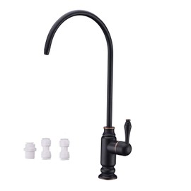 Kmeino Oil Rubbed Bronze Water Drinking Faucet Water Filter Faucet Fits Most RO Units or Water Filtration System Brass Body Sink Water Filtration Faucet