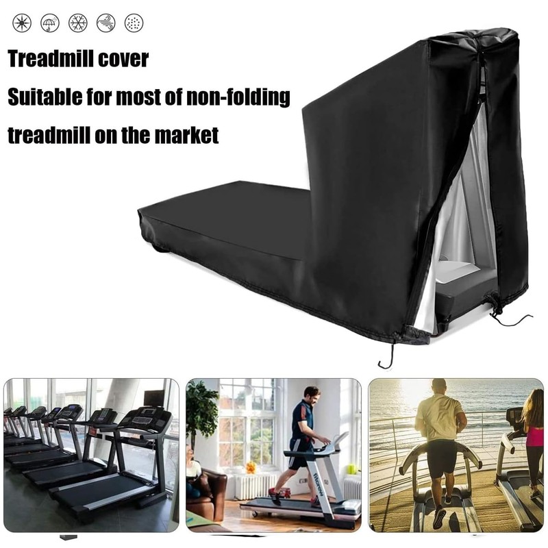 Rilime - Funda protectora impermeable para cinta de correr, funda