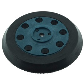 1 x SabreCut OSSCSPB125M 125mm 8 Hole Medium Density Random Orbital Sander Hook & Loop Backing Pad Compatible with Bosch PEX12 PEX125 PEX400 (Old Model ONLY) SKIL 7435H1