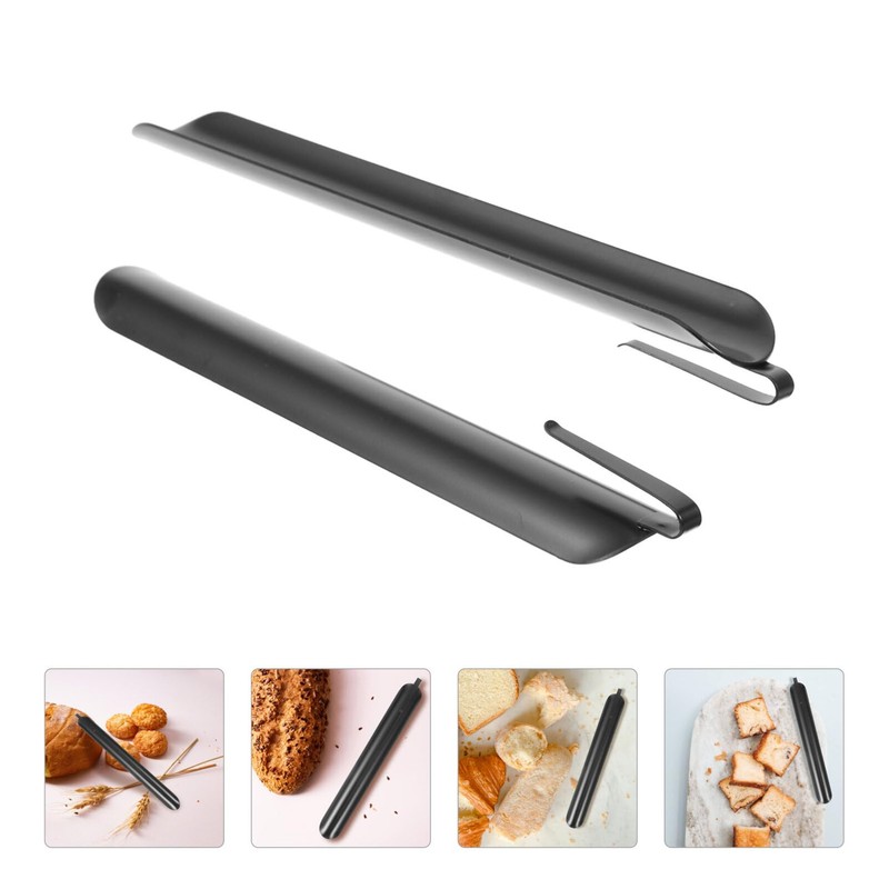 iplusmile 2pcs Stainless Steel Crumb Sweeper for Restaurant Table Cleaning