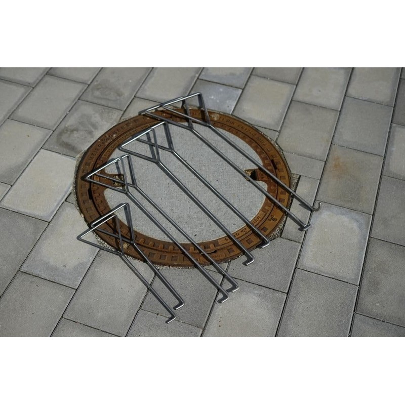 Kirschner Metallbau V2A Stainless Steel Duct Hook Lifter for Duct