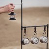 Folding Camping Shelf Desktop Storage Stand Rack Hanging Organizer with