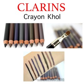 Clarins Crayon Khol Long Lasting Eye Pencil With Brush - CHOOSE COLOR NEW IN BOX - 09 INTENSE GREEN