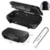 RUNTOO MU Portable Safe Box, Security Lock Case with 4-Digit