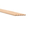 Split Oak Dowel Rods 1-inch x 36-inch, Unfinished Fluted Molding