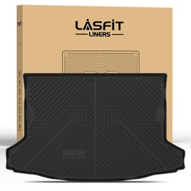 LASFIT Cargo Mat for Subaru Crosstrek 2016-2017/XV Crosstrek 2013-2015/Impreza 2012-2016(Impreza not fit Seden),All Weather TPE Custom Fit Easy Clean Durable Trunk Mat for Subaru Cargo Liner,Black