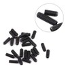 Fdit 200pcs M3 Black Carbon Steel Socket Cup Point Grub