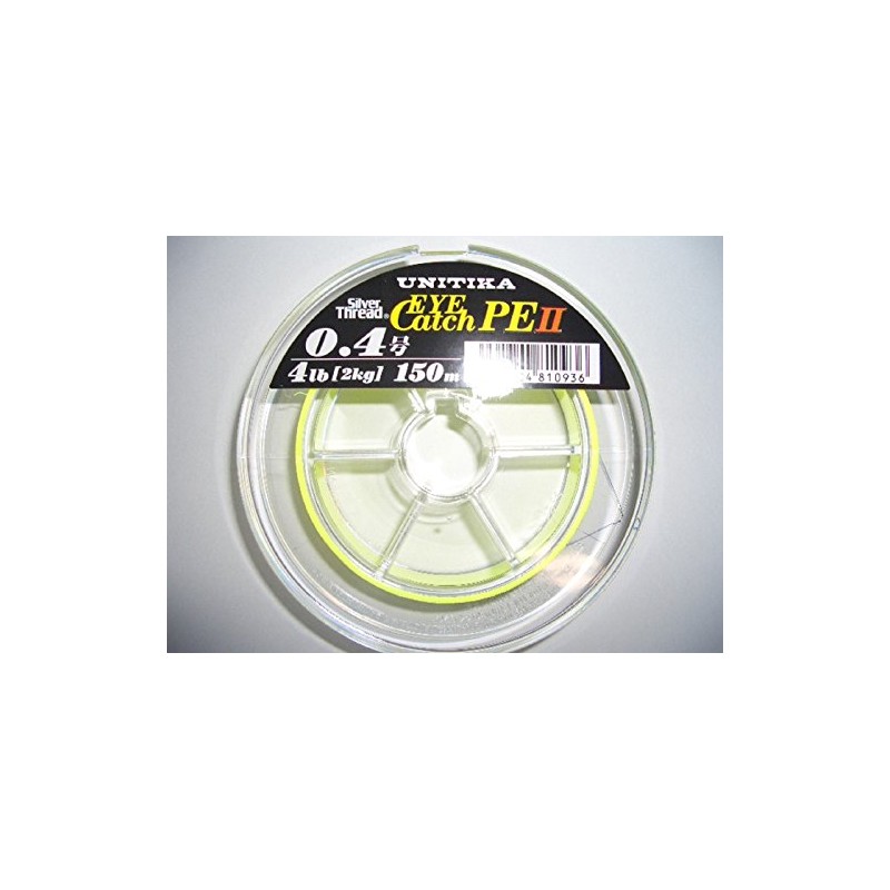 Unitica Trout Compatible Suspended PE Line Silver Thread Eye Catch