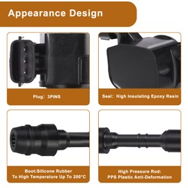 Ignition Coil Pack Replacement for 2002-2009 Nissan Maxima Murano Altima Xterra Quest Frontier Pathfinder Infiniti I35 QX4 Suzuki Equator 3.5L 4.0L V6 - Coil Packs Replace# UF349 Set of 6