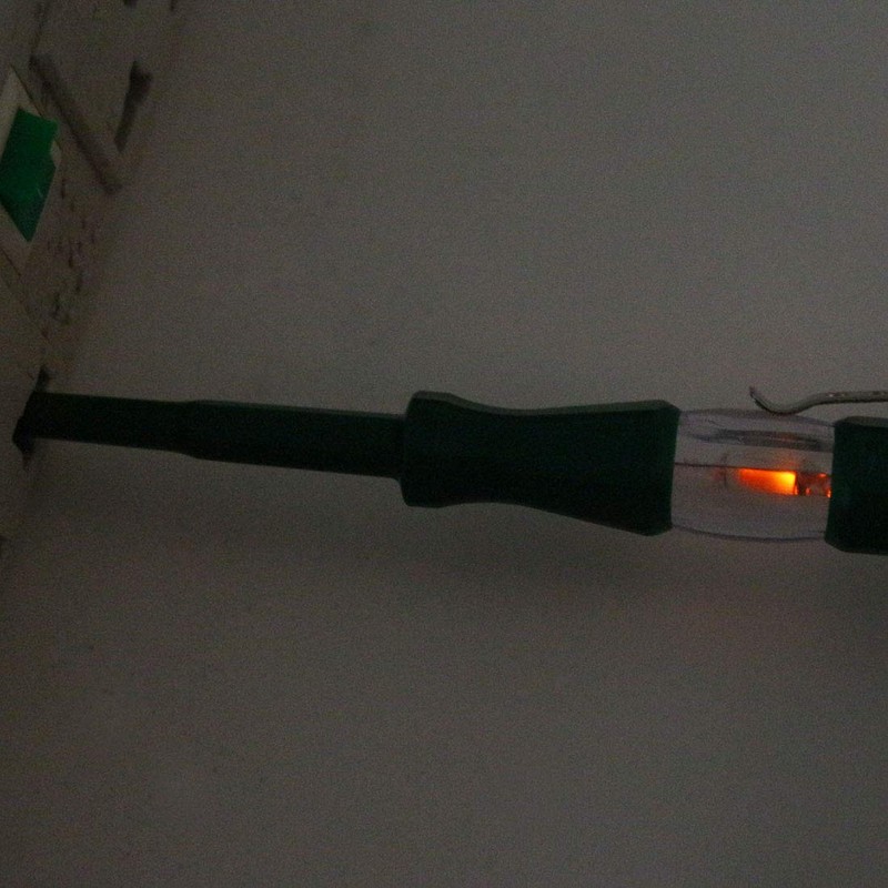 sourcing map Voltage Tester AC 100-500V with 3mm Slotted Screwdriver