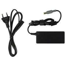 vhbw 65W Power Supply Compatible with IBM/Lenovo ThinkPad X60, X60S, X61, X61S, X230, X230i, X300, X301, Y100 Laptop