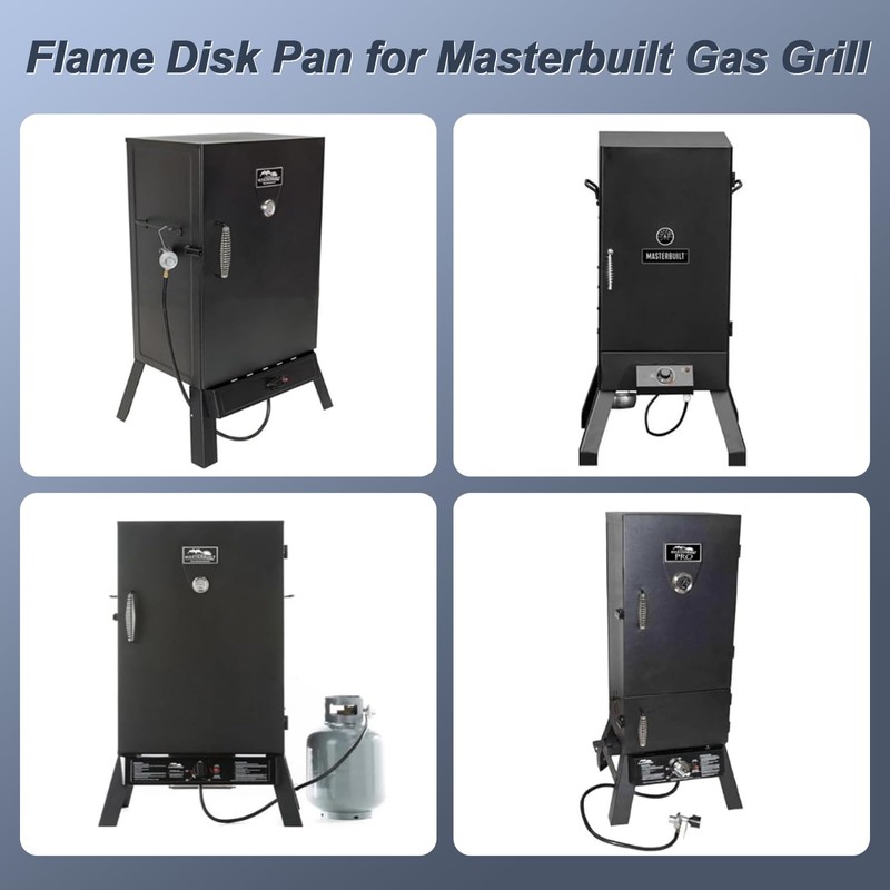 Flame Disk Bowl for Masterbuilt Gas/Dual Fuel Smokers, 911060006/9005100068