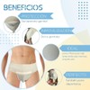 Suspensorio post operatorio de algodón texturizado para hombre, tanga de