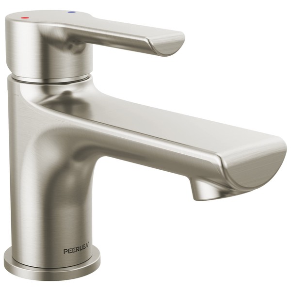 Peerless P1512LF-BN-M-0.5 Flute Bathroom Faucet, 0.5 GPM Flow Rate, Brushed Nickel