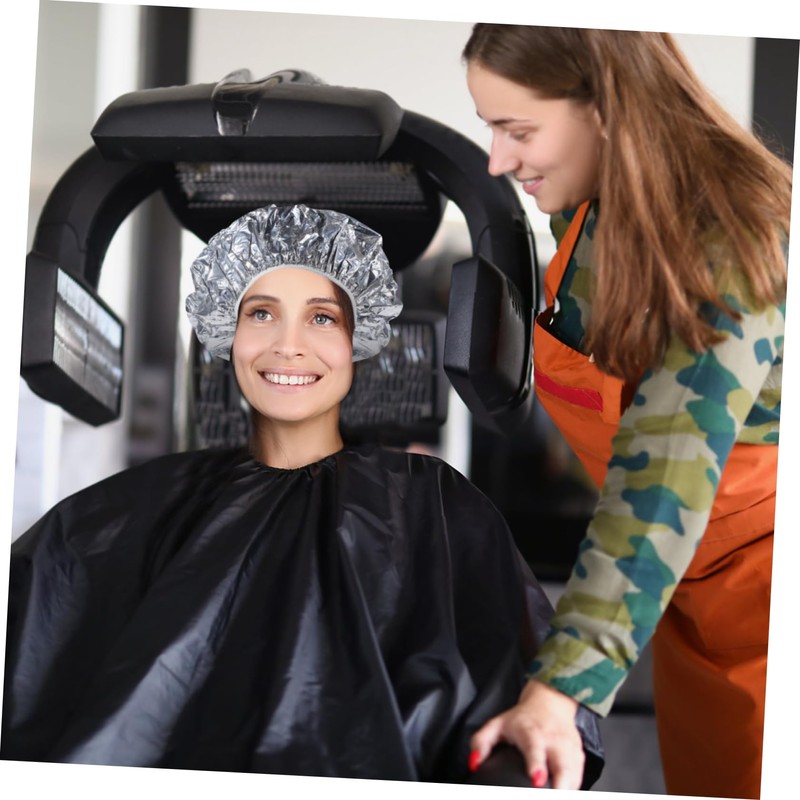 Gatuida 6Pcs Aluminum Foil Heat Insulation Cap for Hair Dyeing