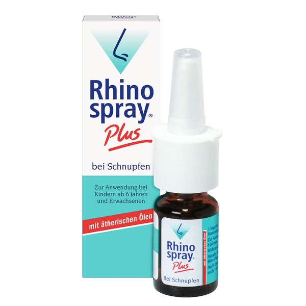 Rhinospray® Plus for runny nose, effectively rid the nose with tramazoline and essential oils, 4 x 10 ml