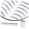 TOVINANNA Fake Eyebrow Stickers 12pcs Imitation Eyebrows Hair-like Texture Instant