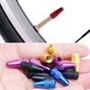 Pack of 28 Colour Valve Covers, Bicycle Accessories, Valve Plugin,