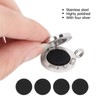 Aromatherapy Locket Diffuser Pendant Tree Shape Stainless Steel Hollow Essential