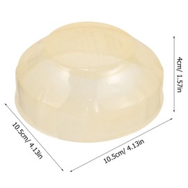 OSALADI 5pcs Detector Fire Alarms Dust Cover Paint Cover Plastic Clear Detector Cover Thicken Stretch Elastic Fire Alarms Cap for During Cooking Baking