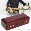 Solid Wood Mouthpiece Case Box Portable Storage for Sax Musical