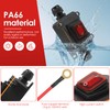 3PC 12V Waterproof Inline Power Switch Set-IP67 Weatherproof Inline Switch,10AWG