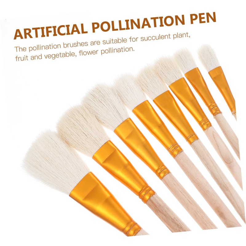 BESPORTBLE Pollination Brush, 8pcs Vegetable Pollinator Succulent Plant Pollination Tools,