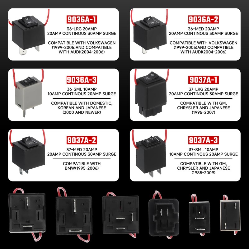 ISINFLASH 9038A Relay Bypass Switch Kit with Amp Loop, Relay