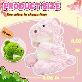 LoYuSenn Pink Dinosaur Stuffed Animal, 12-Inch, Dinosaur Plush Toy for Kids, Cute Dino Stuffed Animals Plush Toy for Girls and Boys, Birthday and Valentines Gifts, Christmas Decorations, Party Favors