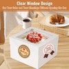 Tetutor 12 Pcs Cake Boxes 12 inch,12x12x8 Inches Cake Box