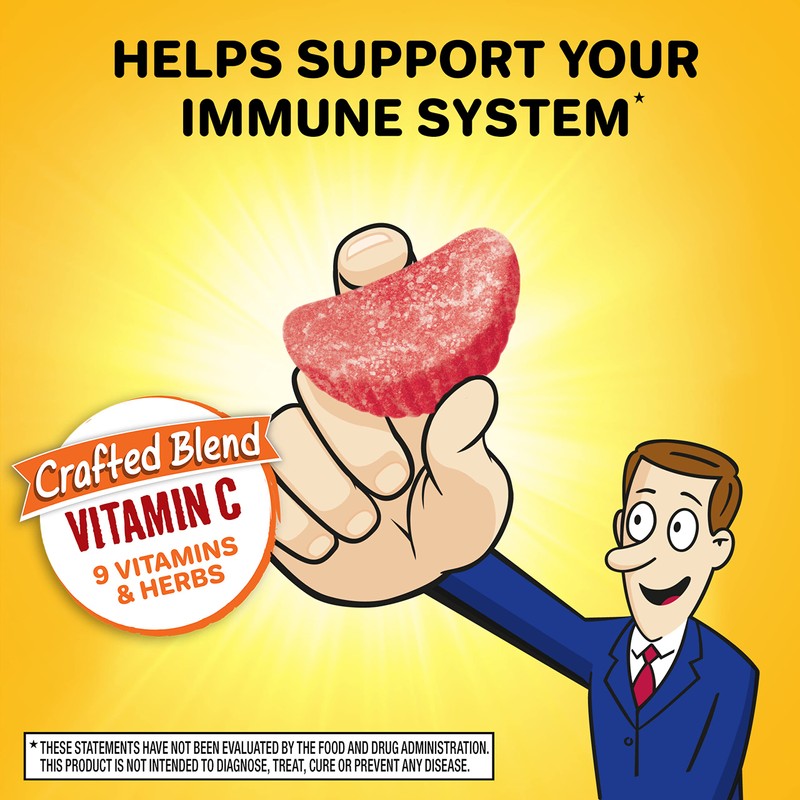 Airborne Vitamin C 750mg (per Serving) Assorted Fruit Flavored Gummies
