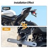 XIDAODIT Motorcycle Tidy Tail Fender Eliminator License Plate Bracket Holder