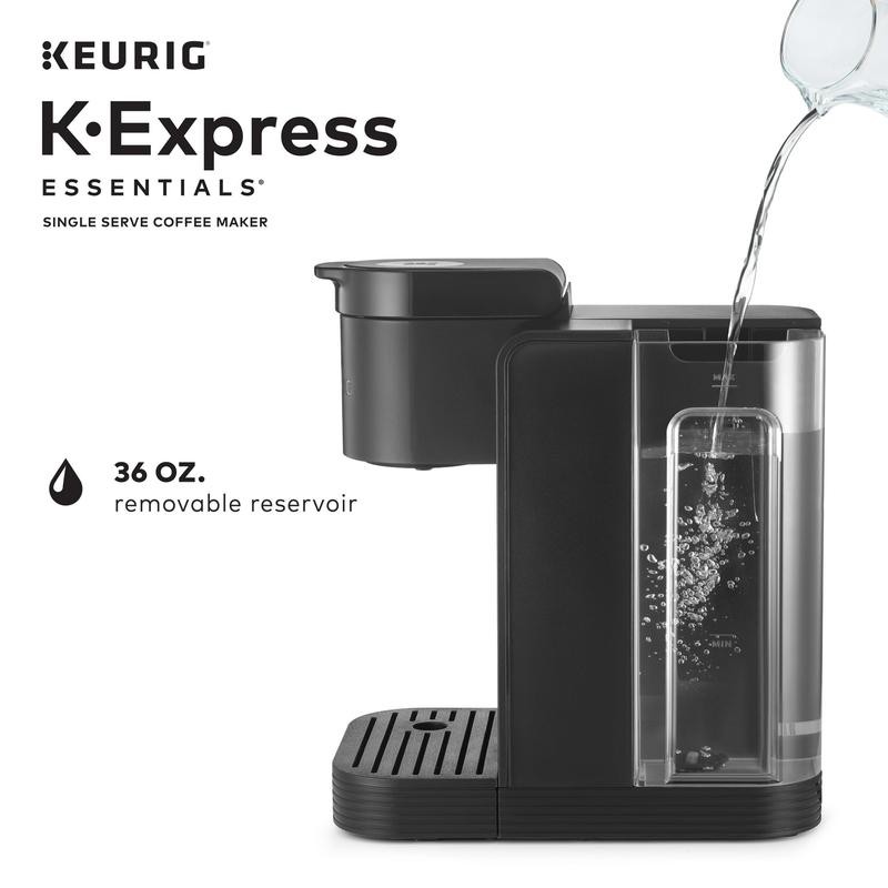 Keurig K-Express Essentials Single Serve K-Cup Pod Coffee Maker, Black/Navy/Red