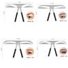 AIMALL Brow Stencil Shaper Tattoo Eyebrow Kit Ruler 3D Balance
