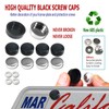 Aootf License Plate Screws- Anti Theft Car Plate Screws Bolts,